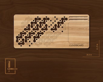 Handcrafted Wooden Laptop Desk: Personalized Bed Tray Table