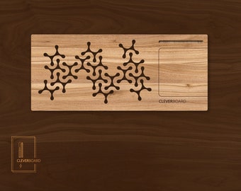 Handcrafted Wooden Laptop Table: Ergonomic Lap Desk with Custom Inscription