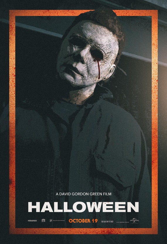 New Giclée Art Print 2018 Movie Lobby Card Poster Halloween With Jamie Lee Curtis