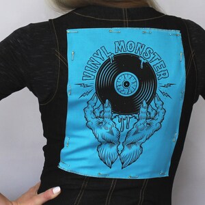 Vinyl Monster Screen Printed Sew On Patch