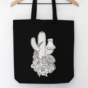 Desert Relax Gusseted Tote Bag image 4