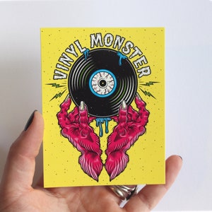 Vinyl Monster Sticker Decal