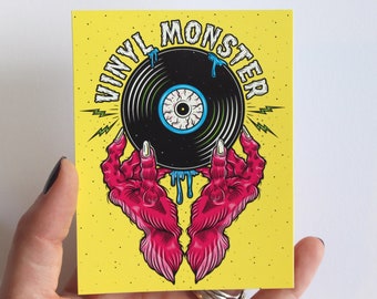 Vinyl Monster Sticker Decal