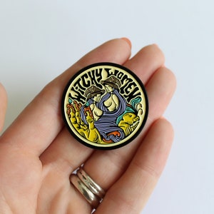 Witchy Women Enamel Pin, Halloween Witchy Style Gift image 3