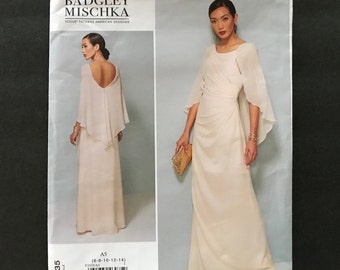 Stunning Evening Gown Cocktail Dress or Bridal Gown by Bellville Sassoon---Vogue 1535---Sizes 18-20-22 Bust 40 Thru 44