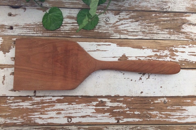 Vintage Wood Butter Paddle Kitchen Utensil Cheese Board Charcuterie Display Food Photo Prop