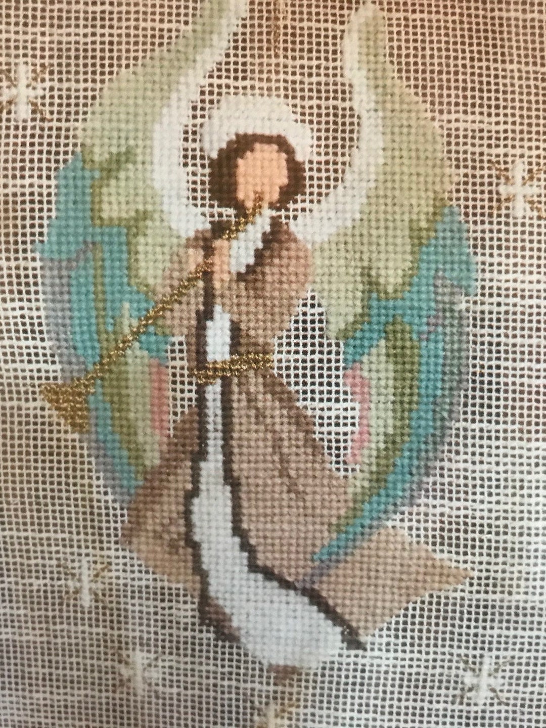 Christmas Angel Cross Stitch Kit Wall Hanging Joy to the Etsy