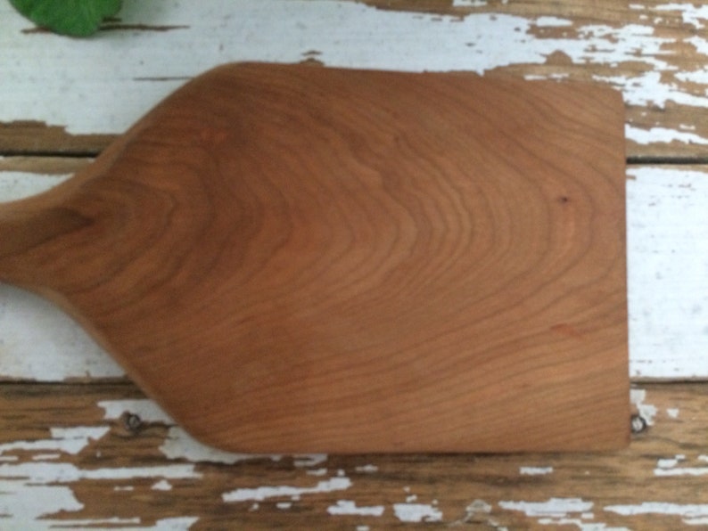 Vintage Wood Butter Paddle Kitchen Utensil Cheese Board Charcuterie Display Food Photo Prop