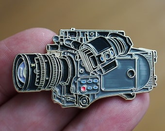 Cine Camera enamel pin! Made for filmmakers, cinematographers, camera operators and movie lovers!
