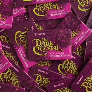 Vintage Dark Crystal Movie Trading Cards Wax Pack! Nostalgia 80s, Jim Henson, David Bowie, Fantasy Film!