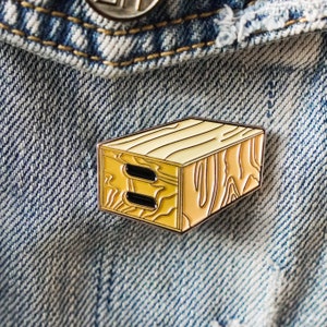 Apple Box Enamel Pin! Great gift for grip & electric, crew, production, wrap gifts, filmmaker friends and movie lovers!