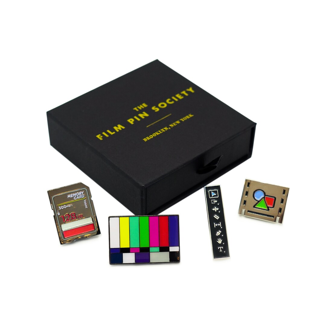 Post Production Enamel Pin Box Set. Perfect for Video Editors ...