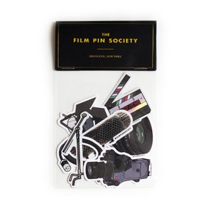 Film Production Sticker Pack. Perfect for filmmakers, movie lovers, production crew, wrap gifts! Gear, cases laptops!