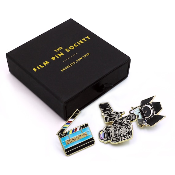 Light Camera Action Enamel Pin Movie Box Set Perfect Gift Etsy