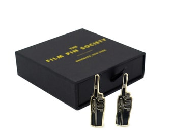Walkie Talkie Pair Enamel Pin Box Set! Perfect gift for production, filmmakers, wrap gifts, crew, movie lovers!