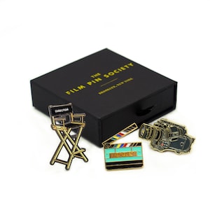 Director&#39;s enamel pin box set! ! Perfect gift for filmmakers, directors, movie lovers, production, crew, wrap gifts!