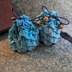 Dragon Scale Dice Bag -Frost Wyrm