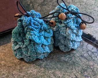 Dragon Scale Dice Bag -Frost Wyrm