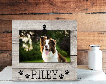 Personalized Pet Picture Holder Dog Photo Display With Clip For Cat Or Dog Lover