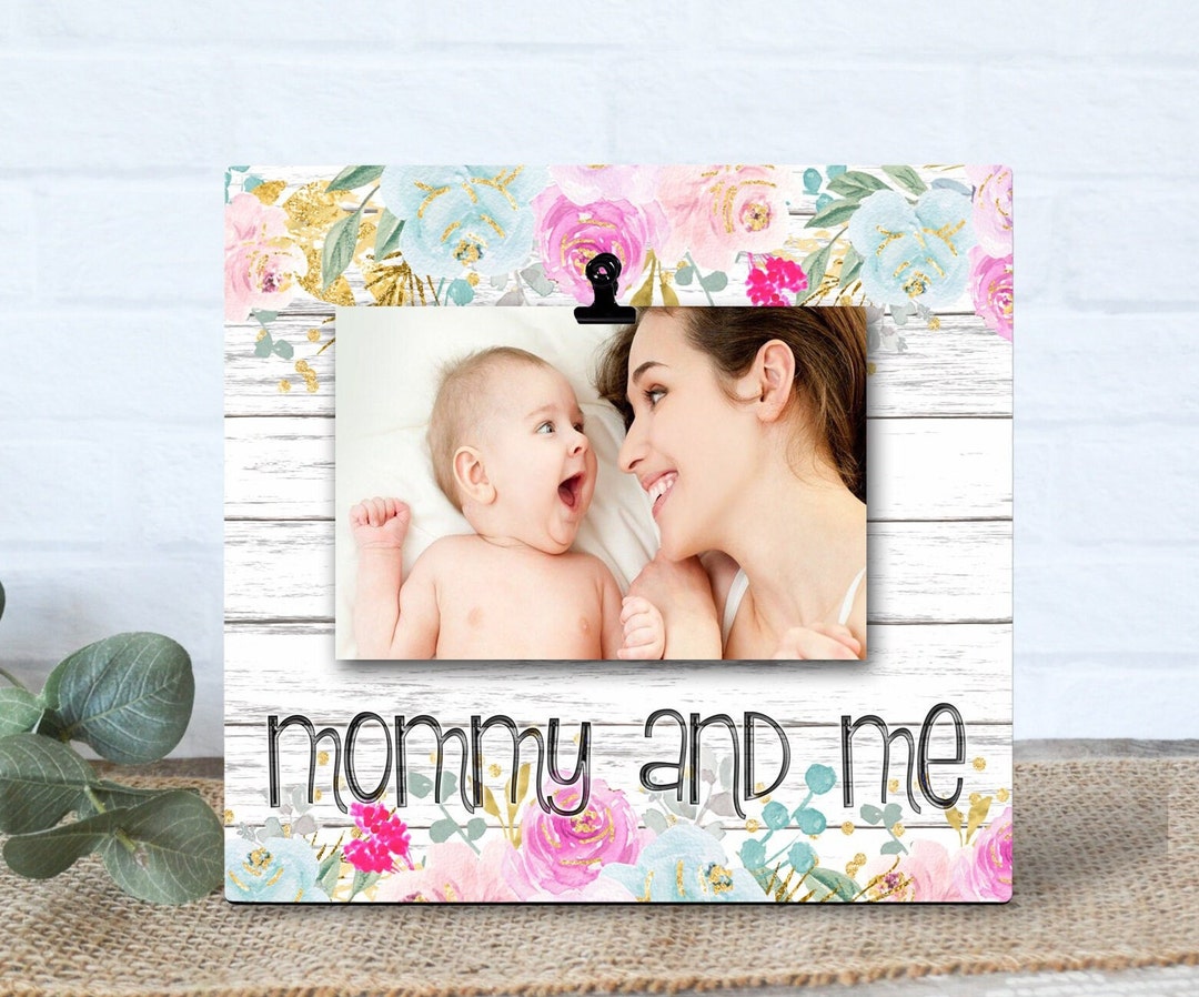 Mommy and Me Picture Holder Photo Frame for Mom and Baby Gift for New ...
