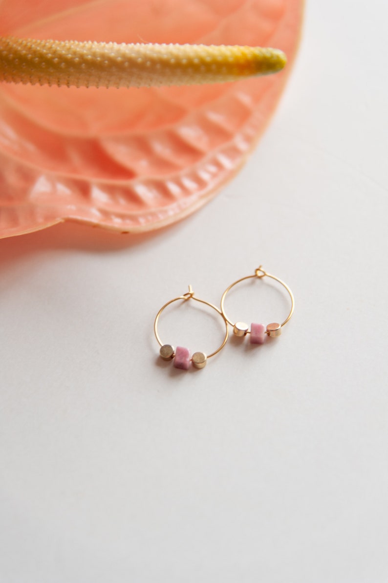 Mini Theana Creoles earring mada jewelry