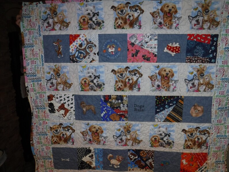 Funny Dog quilt