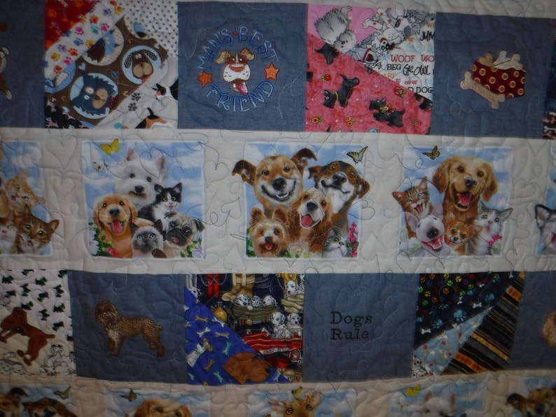 Funny Dog quilt