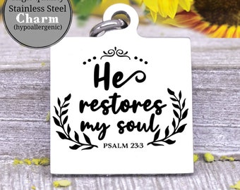 He Restores My Soul Etsy