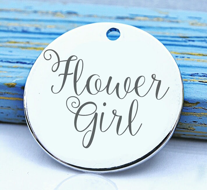 Flower Girl Flower Girl Charm Flower Wedding Bridal Etsy