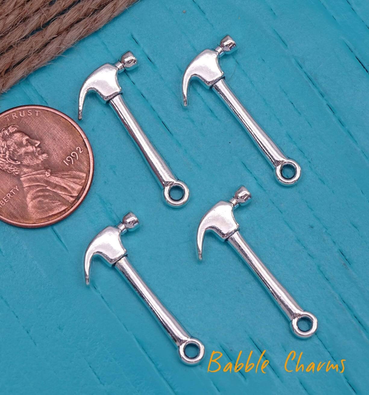 Hammer charm hammer tool tool charm wholesale charm alloy Etsy