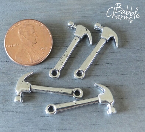Hammer charm hammer tool tool charm wholesale charm alloy Etsy