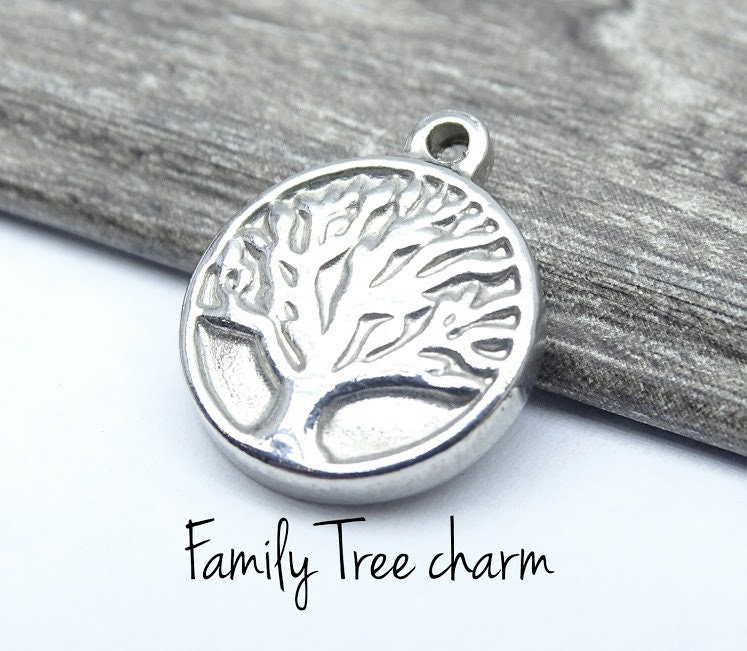 12 pc Tree charm Tree charms. Alloy charm very high Etsy