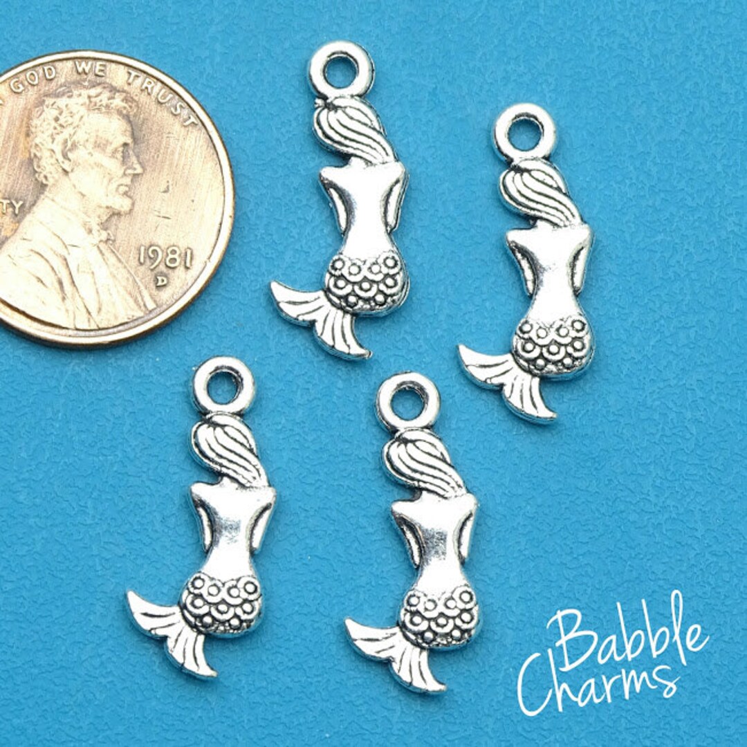 12 Pc Mermaid Mermaid Charm Mermaid Love the Sea Charms. Etsy