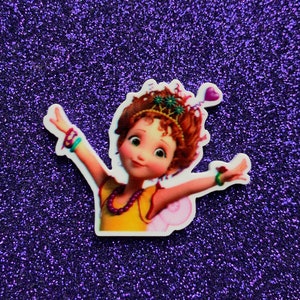 5pc. Fancy Princess, Resin, Planar, Flatback, Cabochon, Bow Center