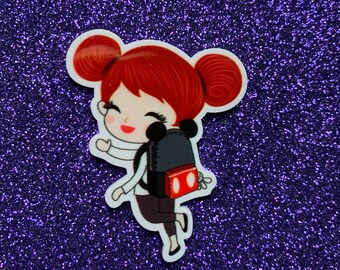 5pc. Girl and Disney World, Cupcake, Ice Cream, Lollipop, Disneyland, Planar, Flatback, Cabochon, Bow Center, Faux Ice Cream
