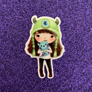 5pc. Girl and Disney World, Cupcake, Ice Cream, Lollipop, Disneyland, Planar, Flatback, Cabochon, Bow Center, Monsters