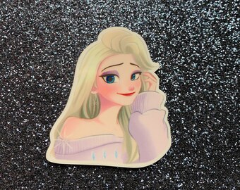 5pc. Elsa in Ice, Winter Time, Resin, Planar, Flatback