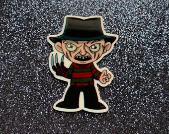 5pc. Scary Monster, Scary Movie, Resin Planar Flatbacks, Halloween, Cabochon, Bow Center, 80's, 90's