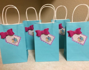 Party Favor Containers 8pc Goodie Bags Large Cheshire Cat