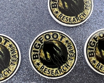 5pc. Hide and Seek Champion, Sasquatch, Big Foot, Forest, Camping, Planar Flatback, Cabochon, Bow Center, Park Ranger, Hiking Trip, Tree