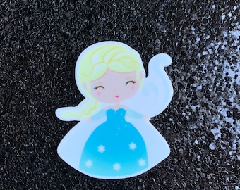 5pc. Elsa in Ice, Winter Time, Resin, Planar, Flatback