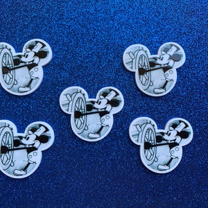 5pc. Mickey Mouse, Disneyland, Planar, Flatback bild 3