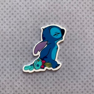 5pc. Stitch Resin, Ohana Means Family, Planar, Flatback, Cabochon, Bow Center, Slime Charm, Flat Back