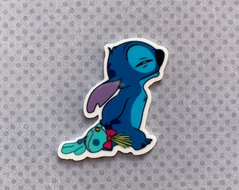 5pc. Stitch Resin, Ohana Means Family, Planar, Flatback, Cabochon, Bow Center, Slime Charm, Flat Back