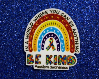 5pc. Rainbow Autism, Mental Health Matters, Be Kind, Puzzle Pieces, Nurses, Planar Resin Flatbacks, Cabochon, Bow Center, Flat Back, Brains