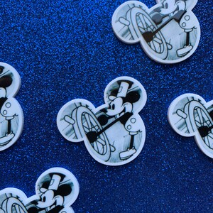5pc. Mickey Mouse, Disneyland, Planar, Flatback bild 9