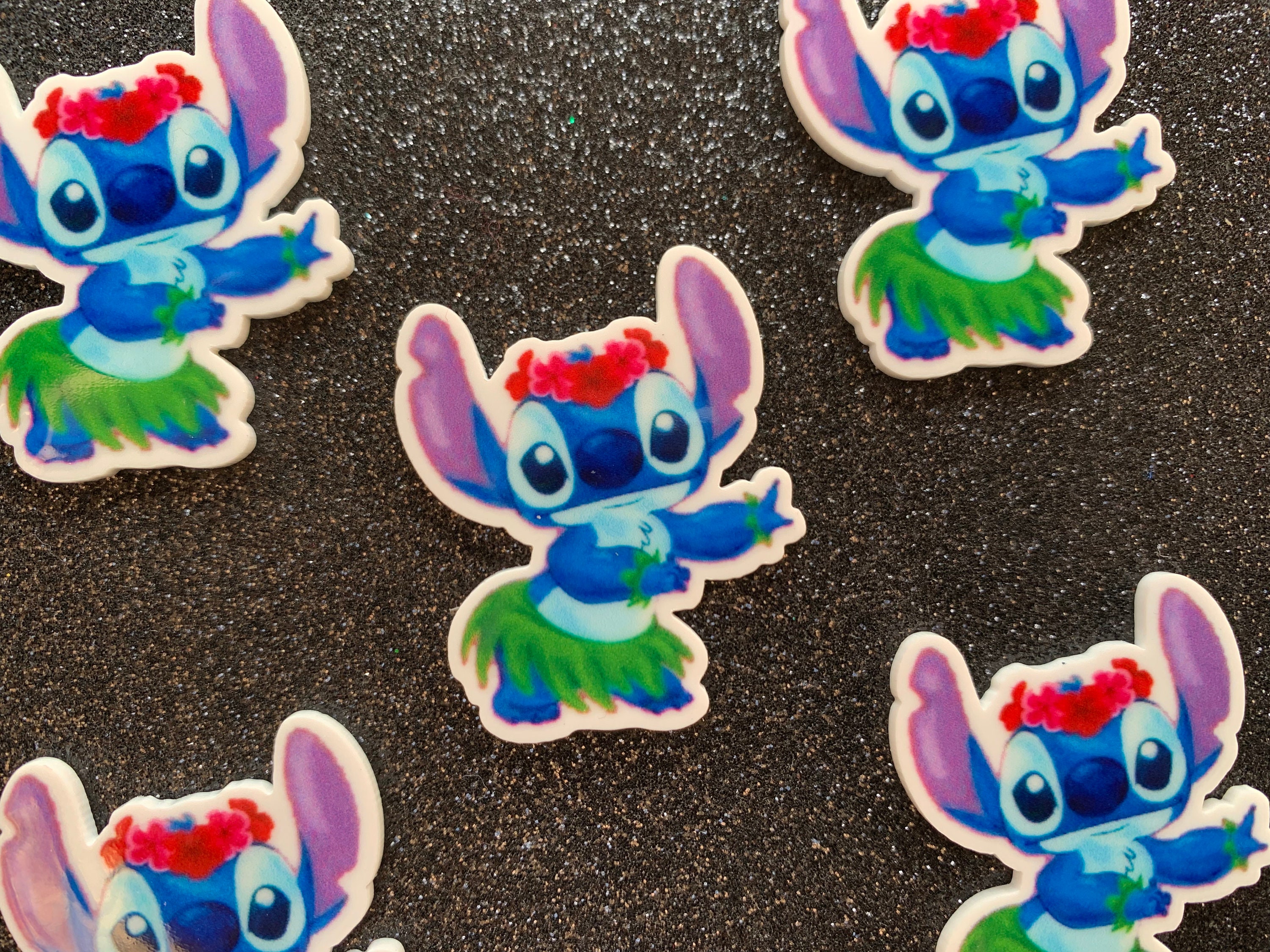 Disney Lilo and Stitch 5pcs/lot Planar Resin Flatback Craft