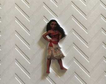 5pc.  Moana Standing, Resin, Planar, Flatback