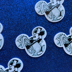 5pc. Mickey Mouse, Disneyland, Planar, Flatback bild 6