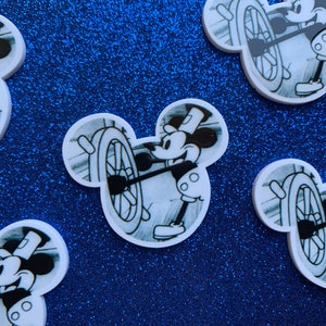 5pc. Mickey Mouse, Disneyland, Planar, Flatback bild 4